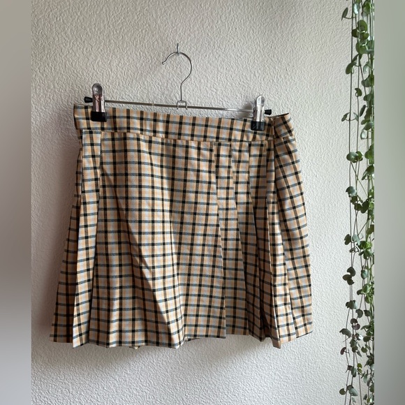 ASOS Dresses & Skirts - ASOS Pleated Plaid Mini Skirt